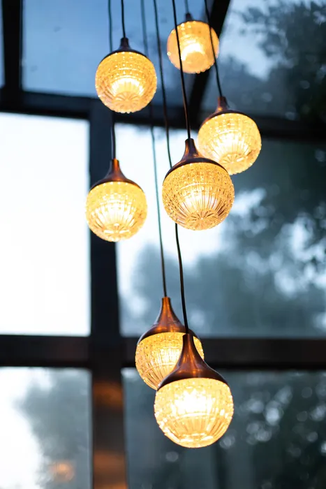 Crystal Globe Pendant Cluster